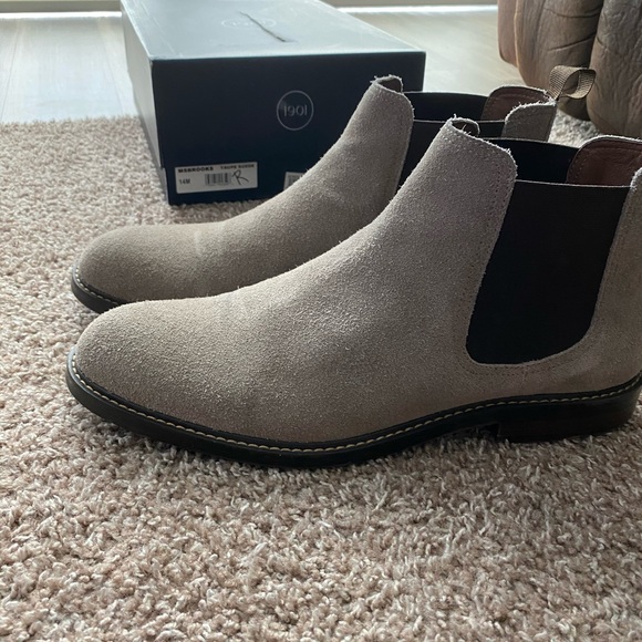Nordstrom Other - 1901 Nordstrom Brooks Chelsea Boots Taupe Suede 14